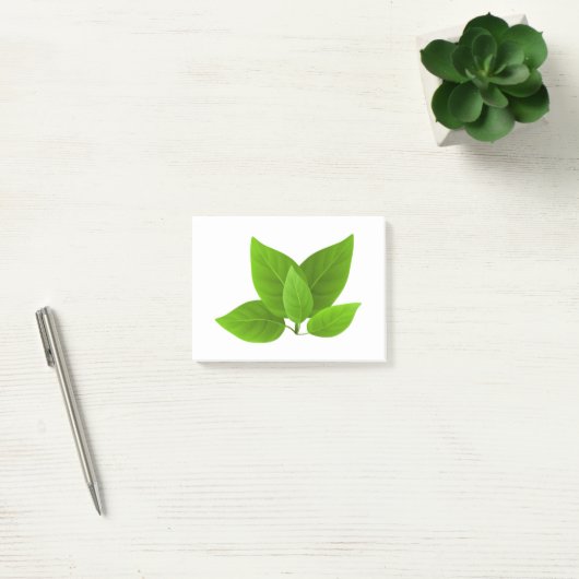 Leaf Design Post-it Klebezettel (Büro)