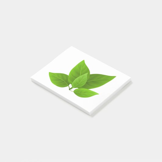 Leaf Design Post-it Klebezettel (angewinkelt)