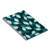 Leaf Design Spiral Foto Notebook Notizblock (Rechte Seite)