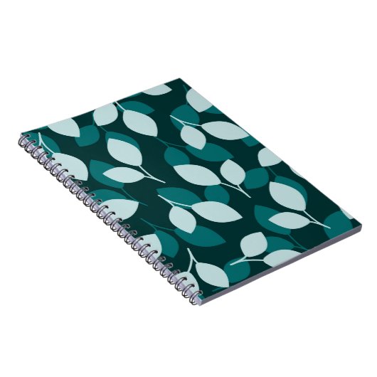 Leaf Design Spiral Foto Notebook Notizblock (Rechte Seite)