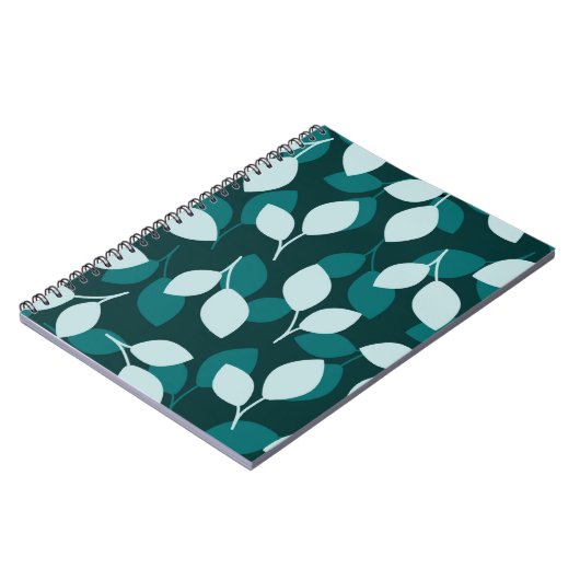 Leaf Design Spiral Foto Notebook Notizblock (Linke Seite)