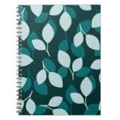 Leaf Design Spiral Foto Notebook Notizblock (Vorderseite)