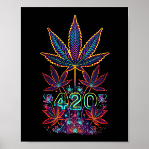 Leaf Design Sticker Poster