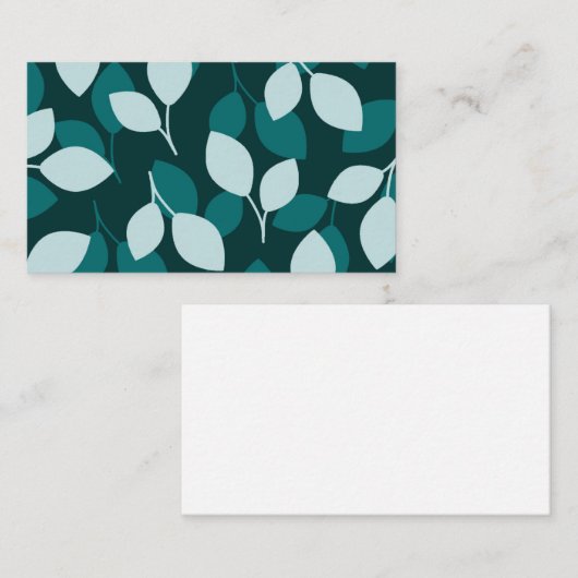 Leaf Design Visitenkarte (Vorne/Hinten)