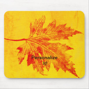 Leaf direkte Relief Natur Prints Mousepad