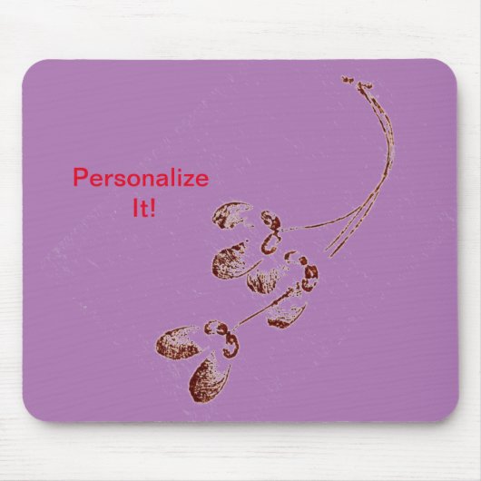 Leaf direkte Relief Natur Prints Mousepad (Vorne)