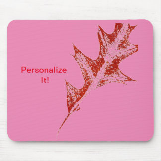 Leaf direkte Relief Natur Prints Mousepad