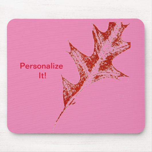 Leaf direkte Relief Natur Prints Mousepad (Vorne)