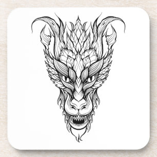 Leaf Dragon Getränkeuntersetzer