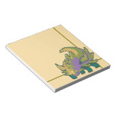 Leaf Dragon Pixel art Notizblock (angewinkelt)