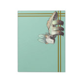Leaf Dragon pixel art Notizblock (Rotiert)
