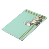 Leaf Dragon pixel art Notizblock (angewinkelt)