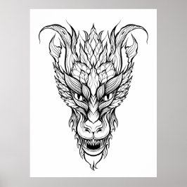 Leaf Dragon Poster