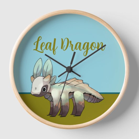Leaf Dragon Uhr (Vorderseite)