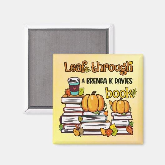 Leaf durch ein Brenda K Davies-Buch Magnet (Vorderseite/Rückseite)