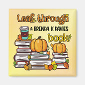 Leaf durch ein Brenda K Davies-Buch Magnet (Vorne)