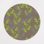 leaf etiketten (Design 1)