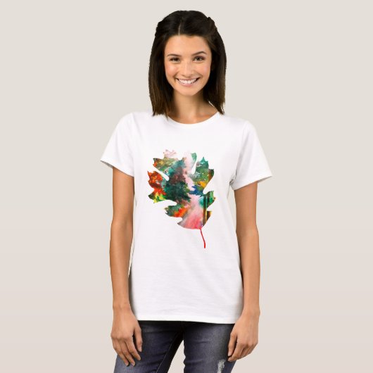 Leaf, Fall Art, Herbstleaf Shirt (Vorne ganz)
