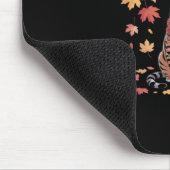 Leaf Fall Tree Hallo Herbst Erntedank Es ist Fall Mousepad (Ecke)