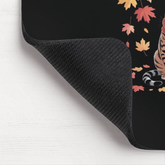 Leaf Fall Tree Hallo Herbst Erntedank Es ist Fall Mousepad (Ecke)