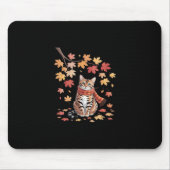 Leaf Fall Tree Hallo Herbst Erntedank Es ist Fall Mousepad (Vorne)
