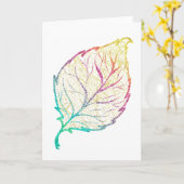 Leaf farbenfrohe goldene filigrane künstlerisch el karte (Gelbe Blume)