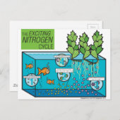 Leaf & Fin: Infografik des Stickstoffkreislaufs Postkarte (Vorne/Hinten)
