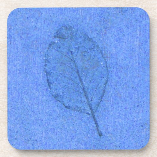 Leaf Fossil Getränkeuntersetzer (Vorderseite)