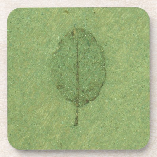 Leaf Fossil Getränkeuntersetzer (Vorderseite)