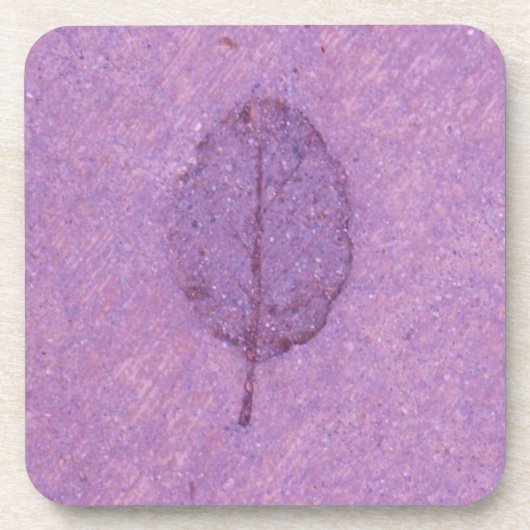 Leaf Fossil Getränkeuntersetzer (Vorderseite)