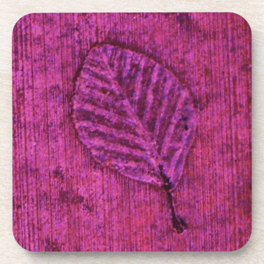 Leaf Fossil Untersetzer (Vorderseite)