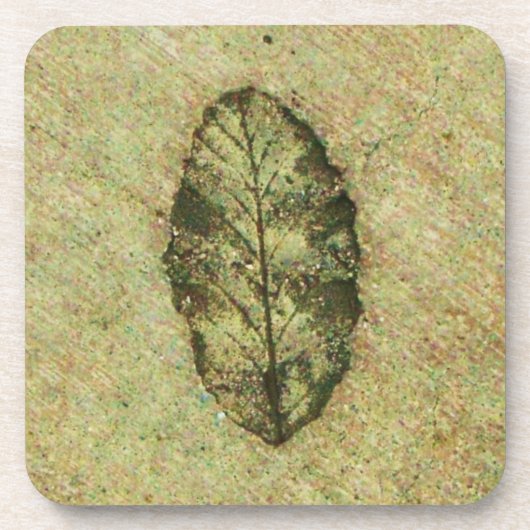 Leaf Fossil Untersetzer (Vorderseite)