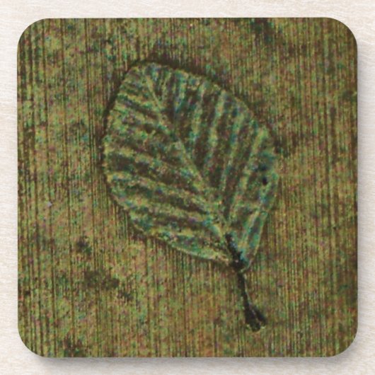 Leaf Fossil Untersetzer (Vorderseite)