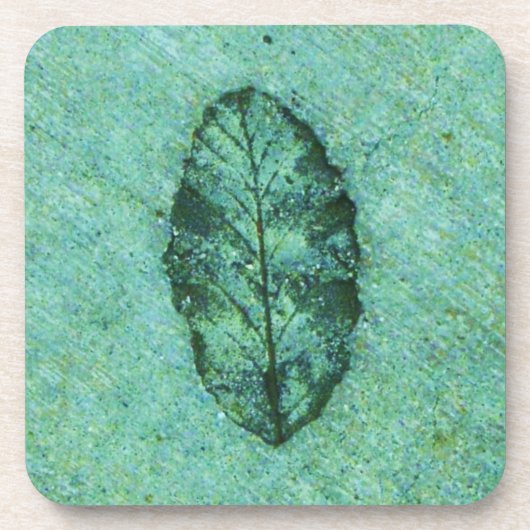 Leaf Fossil Untersetzer (Vorderseite)