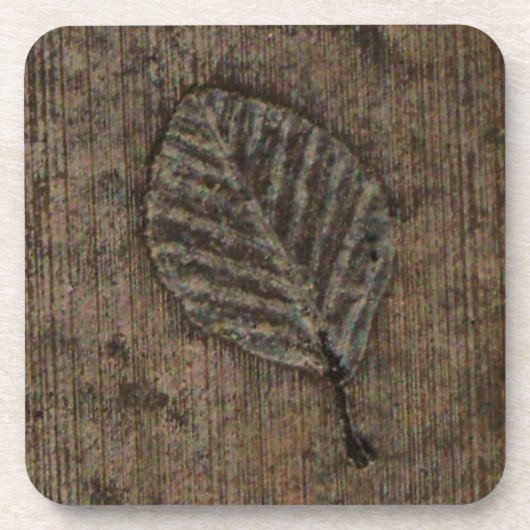 Leaf Fossil Untersetzer (Vorderseite)