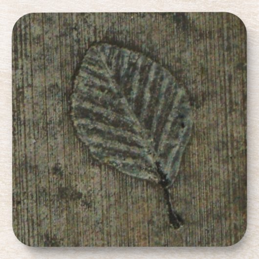 Leaf Fossil Untersetzer (Vorderseite)