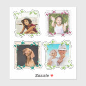 Leaf Frames Personal Foto Scrapbook Stickers Aufkleber (Blatt)