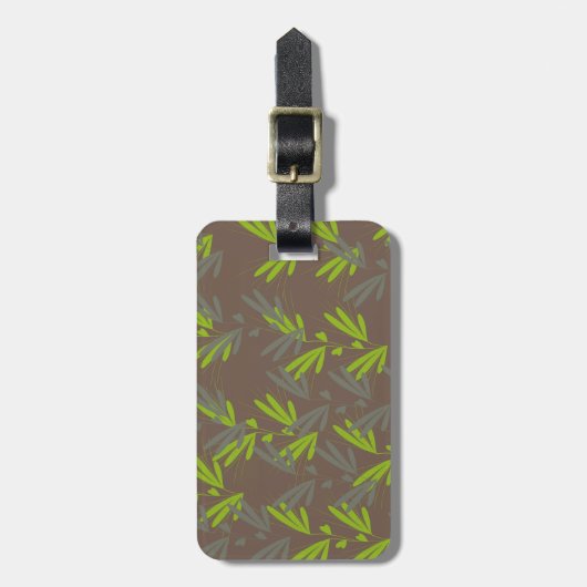 leaf gepäckanhänger (Vorderseite vertikal)