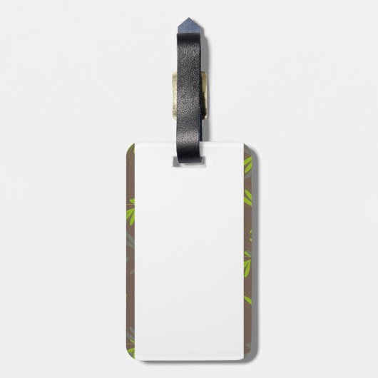 leaf gepäckanhänger (Rückseite vertikal)