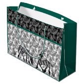 Leaf-Geschenktasche Große Geschenktüte (Rückseite Schrägansicht)