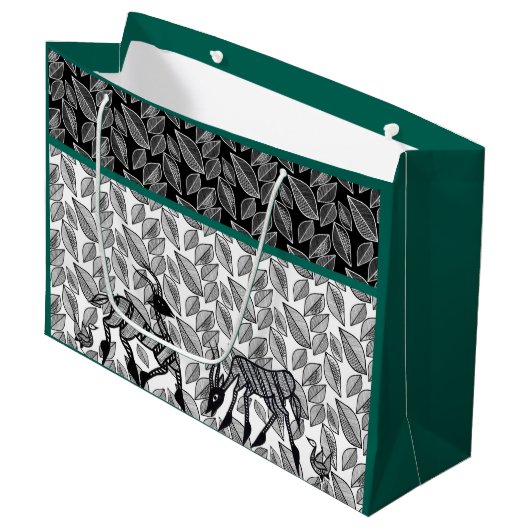 Leaf-Geschenktasche Große Geschenktüte (Vorderseite Schrägansicht)