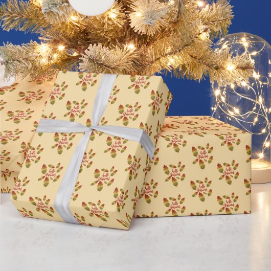 Leaf Glow Erntedank Wrapping Paper Geschenkpapier (Feiertage)