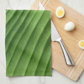 Leaf Green Diagonal Geschirrtuch (Viertel Falte)