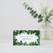 Leaf Grüngarten Hauspflanze Gartenbau Visitenkarte (Stehend Vorderseite)