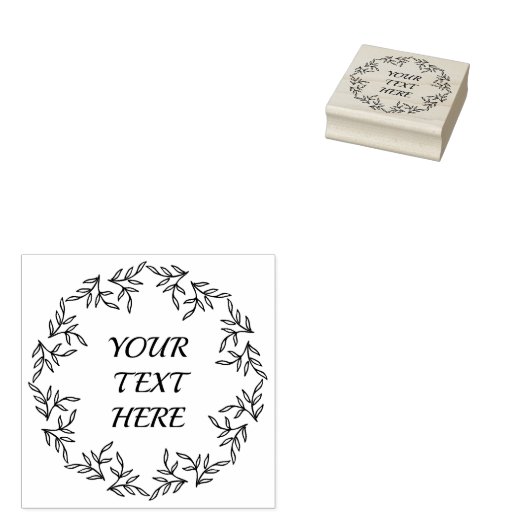 Leaf Gummistempel (Stempel)