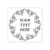 Leaf Gummistempel (Prägung)