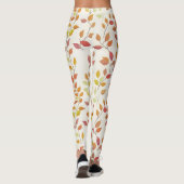 Leaf Herbstfarben Leggings (Rückseite)