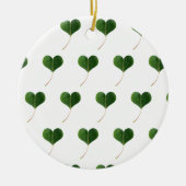 Leaf-Herz Keramik Ornament (Vorne)