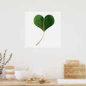 Leaf-Herz Poster (Küche)