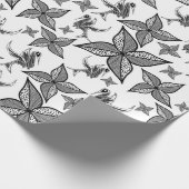 Leaf & Hummingbird Wrapping Paper Geschenkpapier (Ecke)